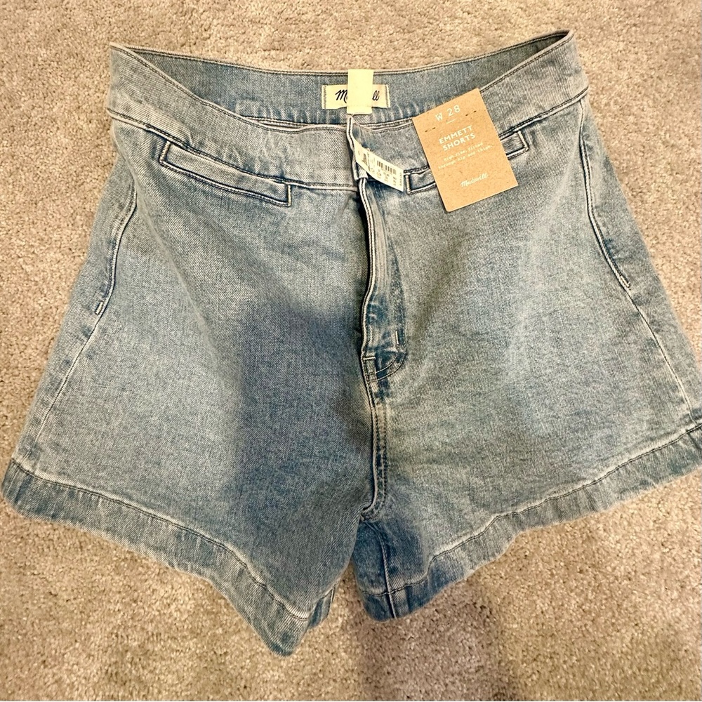 Madewell Emmet Light Wash Denim Women’s Shorts